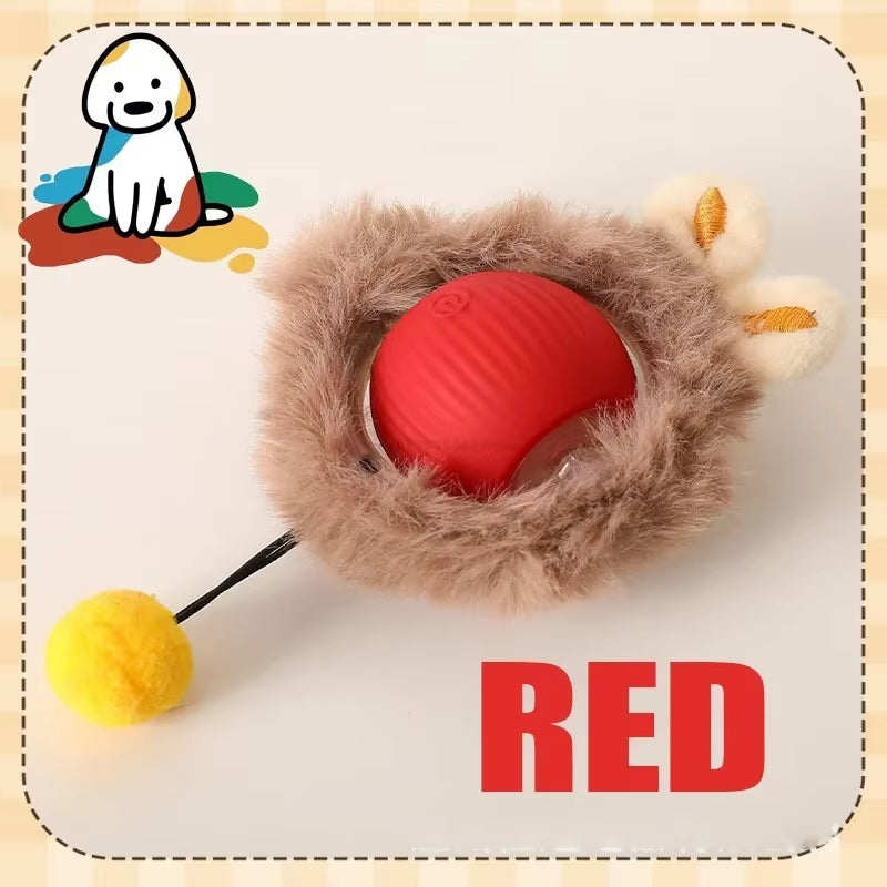 Cat Toys Interactive Ball Cat Accessories Interactive Cat Ball Kitten Catball Toys Electronic Automatic Rolling Magic Ball