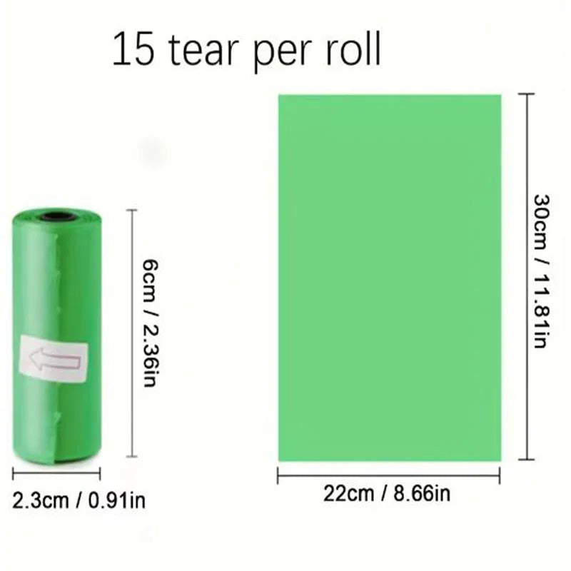 Hot Dog Poop Bag Outdoor Cleaning Poop Bag Outdoor Clean Pet Supplies for Dog Refill Garbage Bag Pet Supply