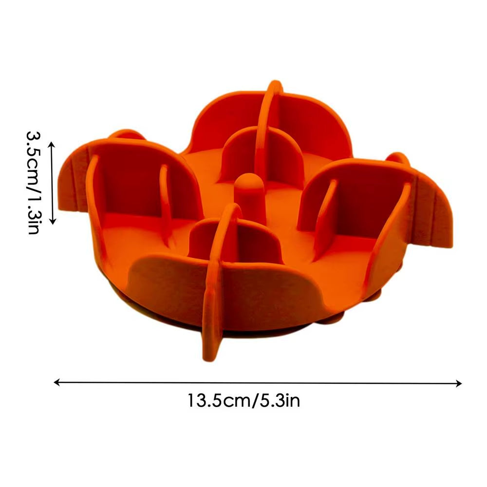 Slow Feeder Dog Bowls Silicone Slow Feeder Dog Bowl anti Gulping Healthy Eating Raised Dog Bowl Pet Bowl Slow Eating Dog Bowl