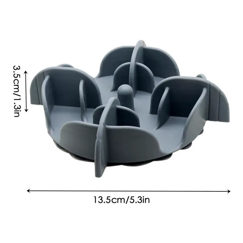 Slow Feeder Dog Bowls Silicone Slow Feeder Dog Bowl anti Gulping Healthy Eating Raised Dog Bowl Pet Bowl Slow Eating Dog Bowl