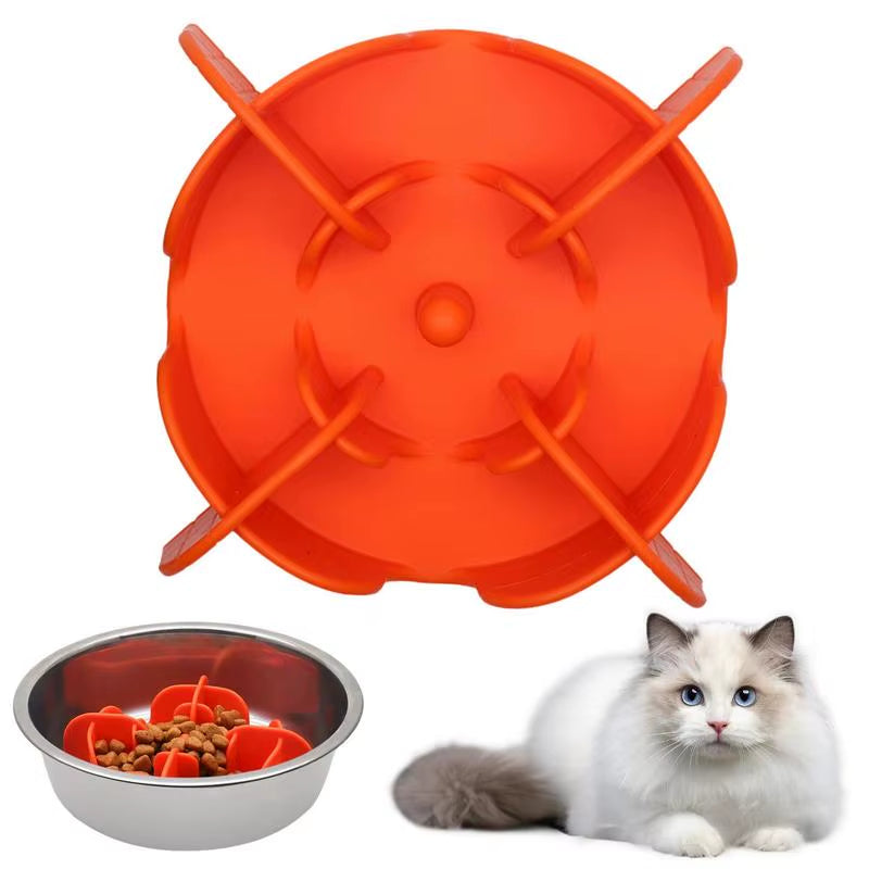 Slow Feeder Dog Bowls Silicone Slow Feeder Dog Bowl anti Gulping Healthy Eating Raised Dog Bowl Pet Bowl Slow Eating Dog Bowl