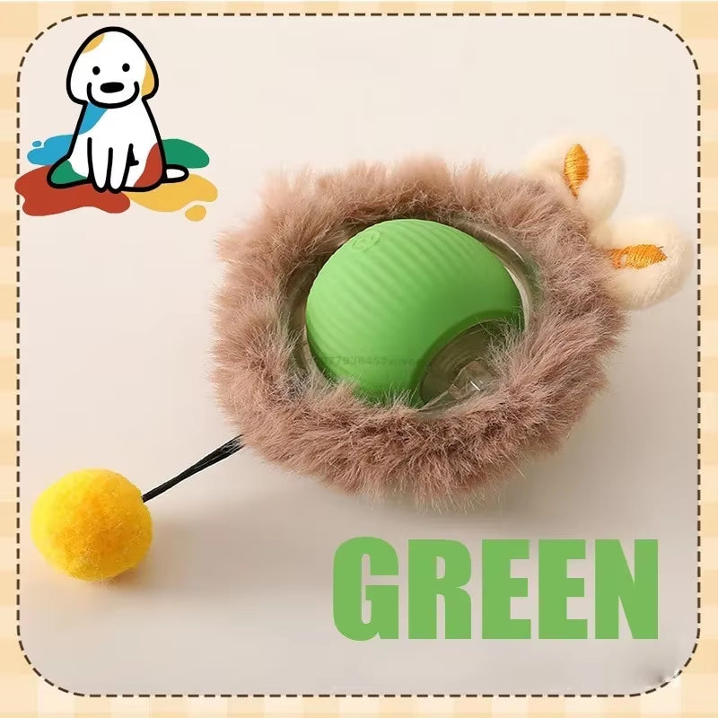 Cat Toys Interactive Ball Cat Accessories Interactive Cat Ball Kitten Catball Toys Electronic Automatic Rolling Magic Ball