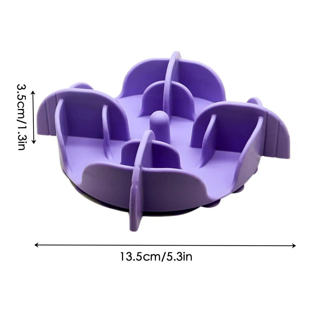Slow Feeder Dog Bowls Silicone Slow Feeder Dog Bowl anti Gulping Healthy Eating Raised Dog Bowl Pet Bowl Slow Eating Dog Bowl